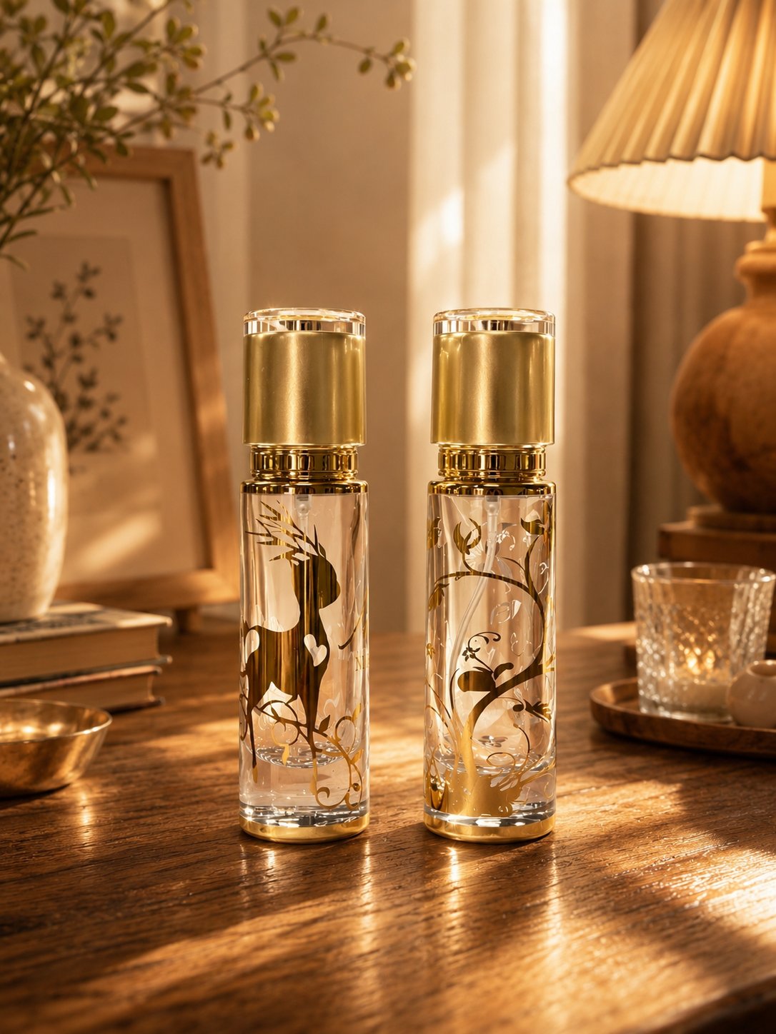 Toner glass bottle