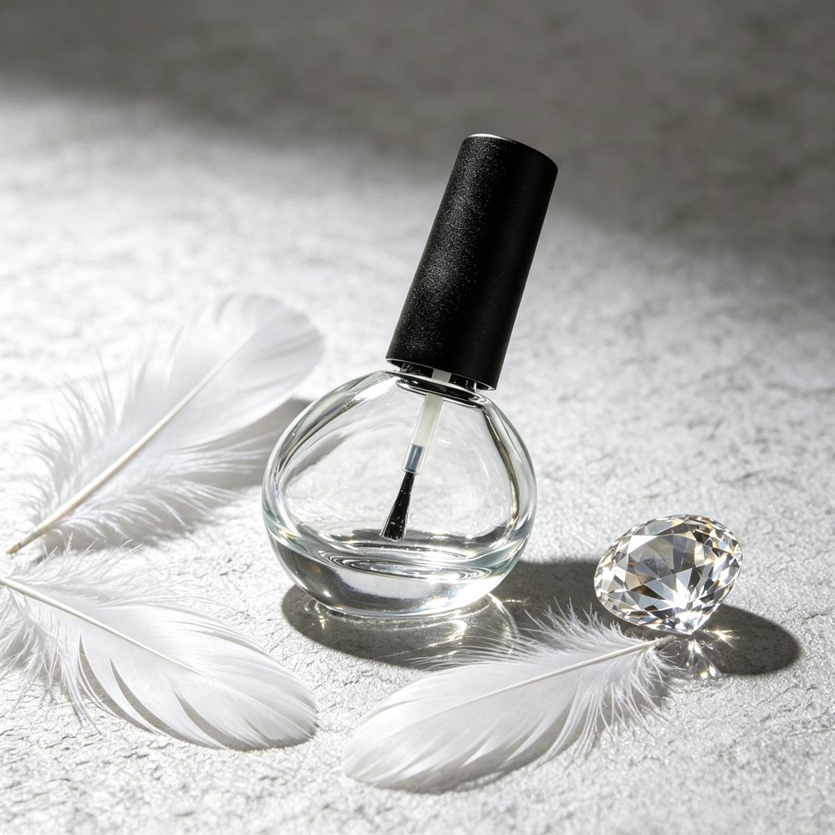 12ml bulb shape glass nail polish bottle OEM custom wholesale China factory