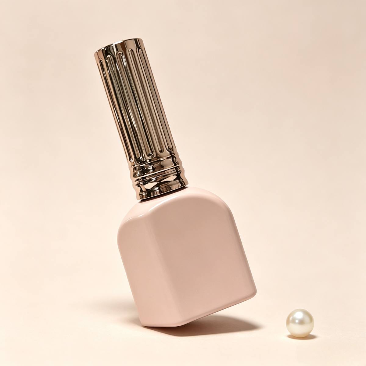 12ml clear glass nail polish bottle wholesale OEM custom China factory brush fitment