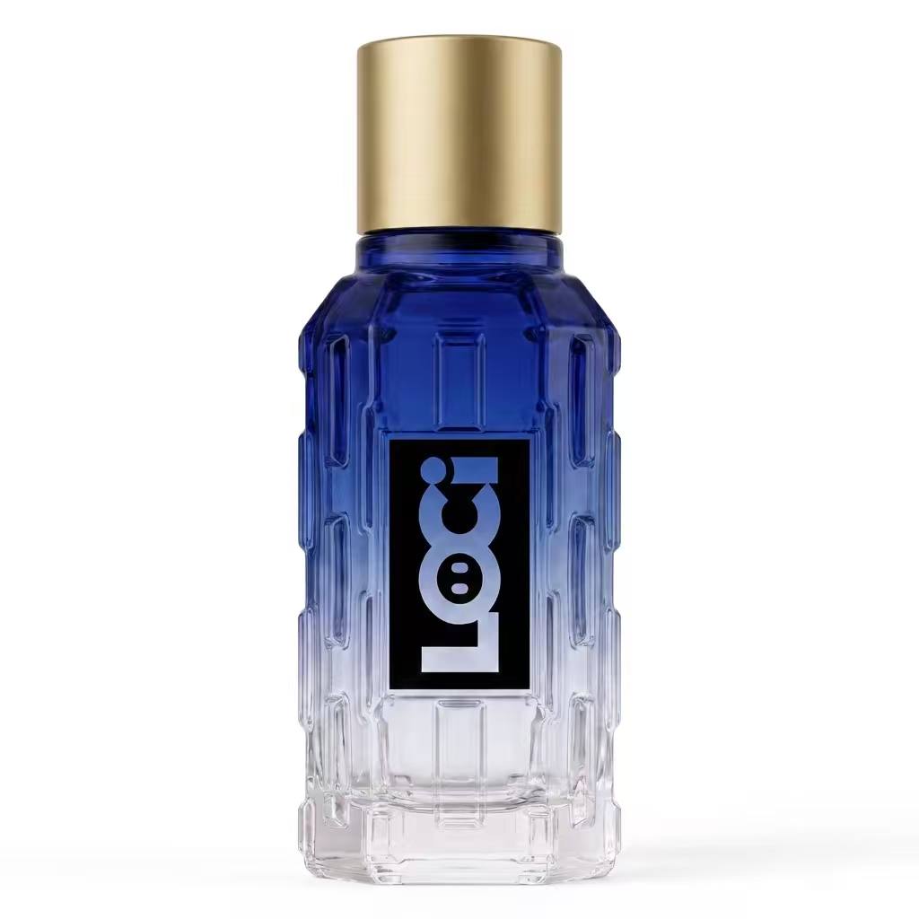 Ribbed Round Perfume Flacon